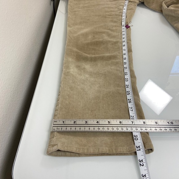Cremieux Mens 36x31 Milan Comfort Stretch Corduroy Pants Beige Straight Leg Read - Picture 6 of 12